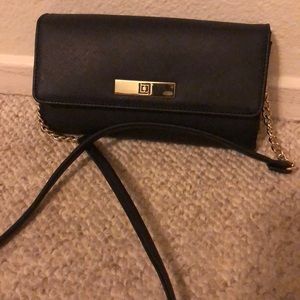 Liz Claiborne clutch with strap. Hold cell phone.